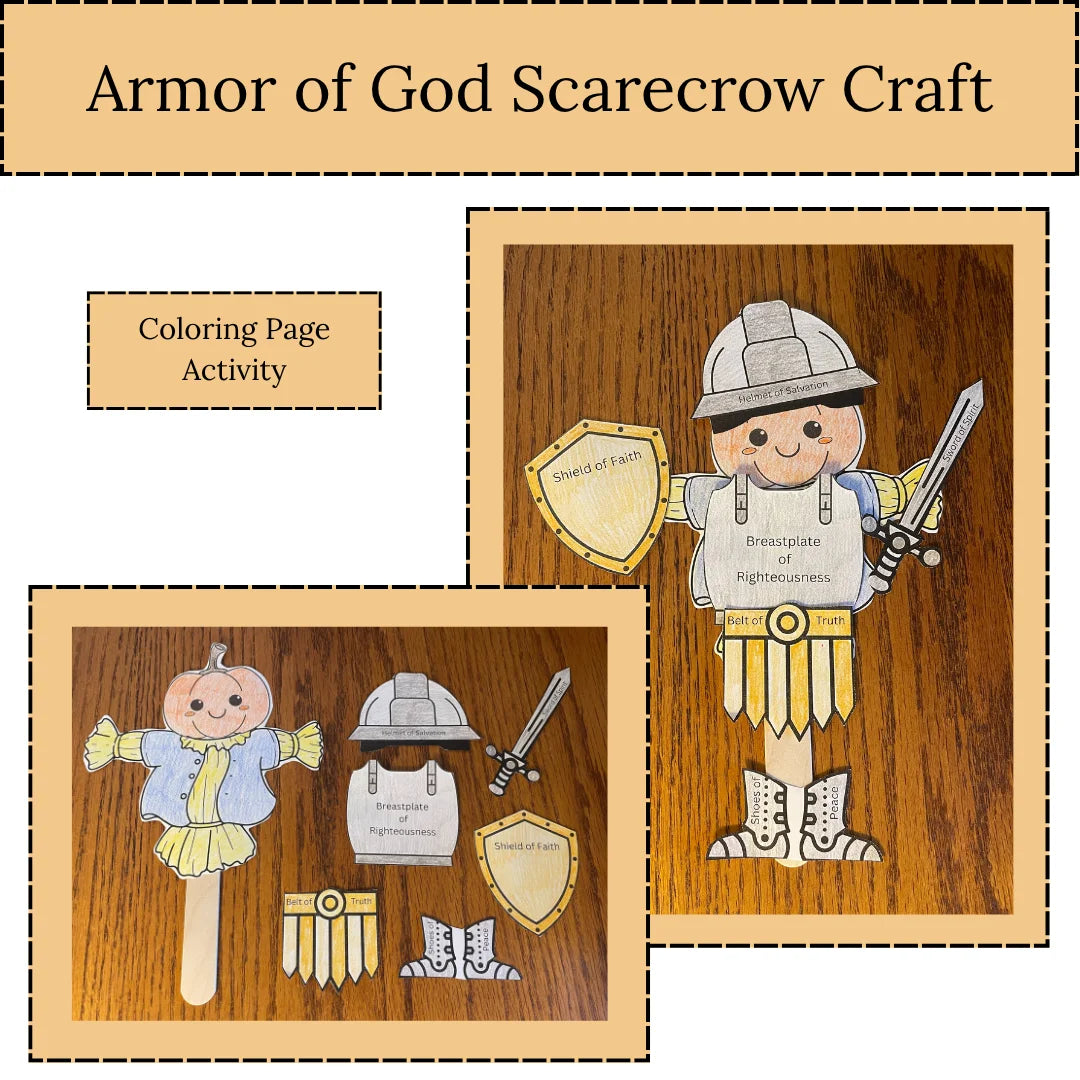Armor of God Scarecrow Craft