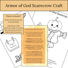 Armor of God Scarecrow Craft