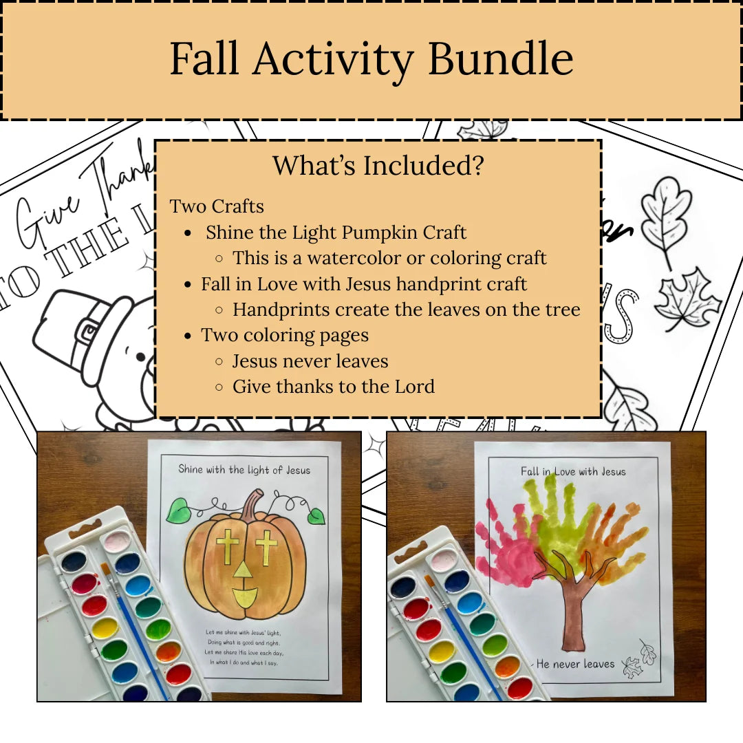 Fall Craft Activity Bundle