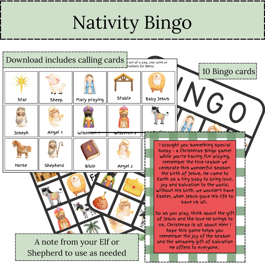Nativity Bingo
