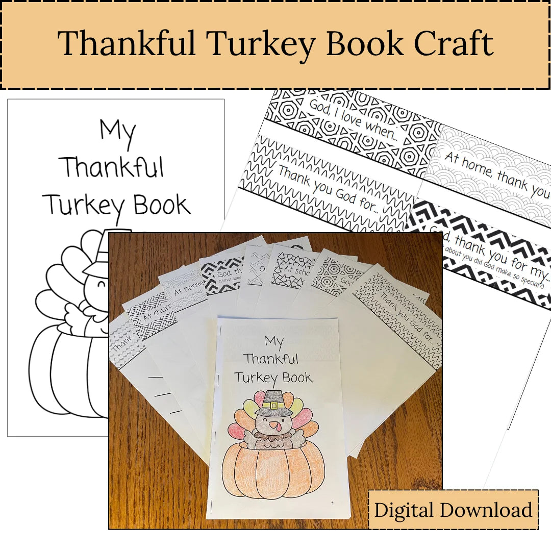 Thankful Turkey Book Craft