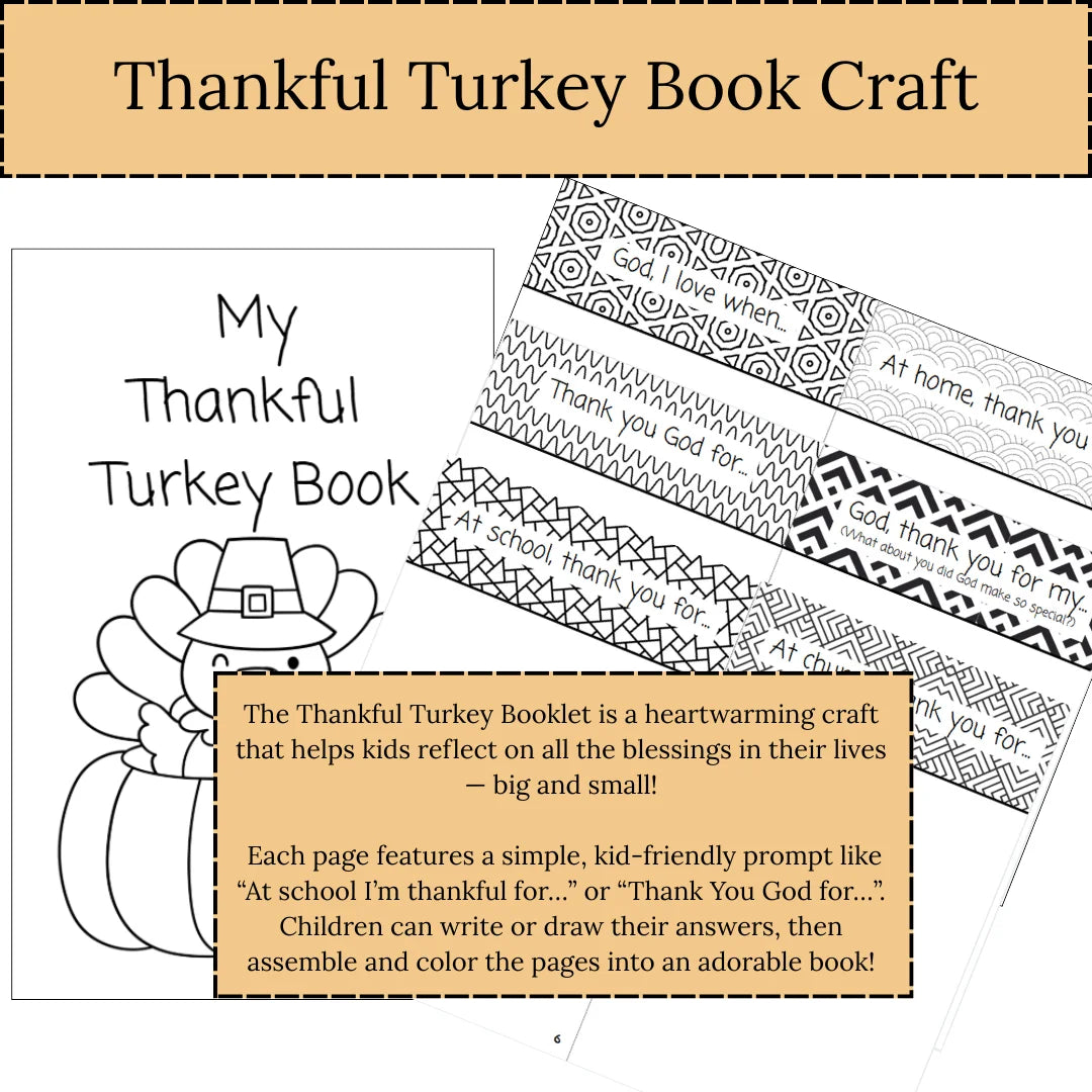Thankful Turkey Book Craft